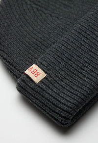 Revolution Fisherman Beanie / 9324 - Darkgrey - melange - Supermen.dk