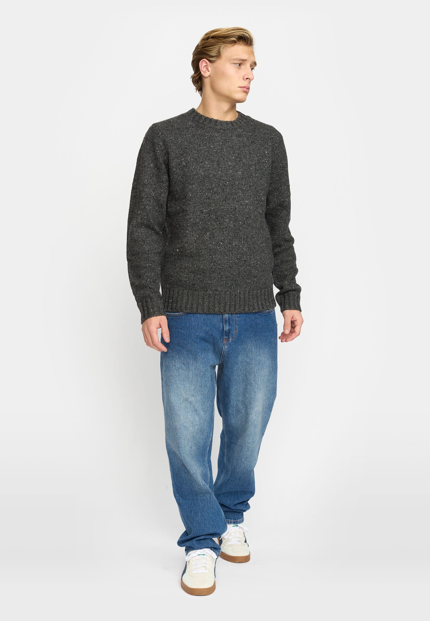 Revolution Knit Sweater 6538 - Black - Supermen.dk