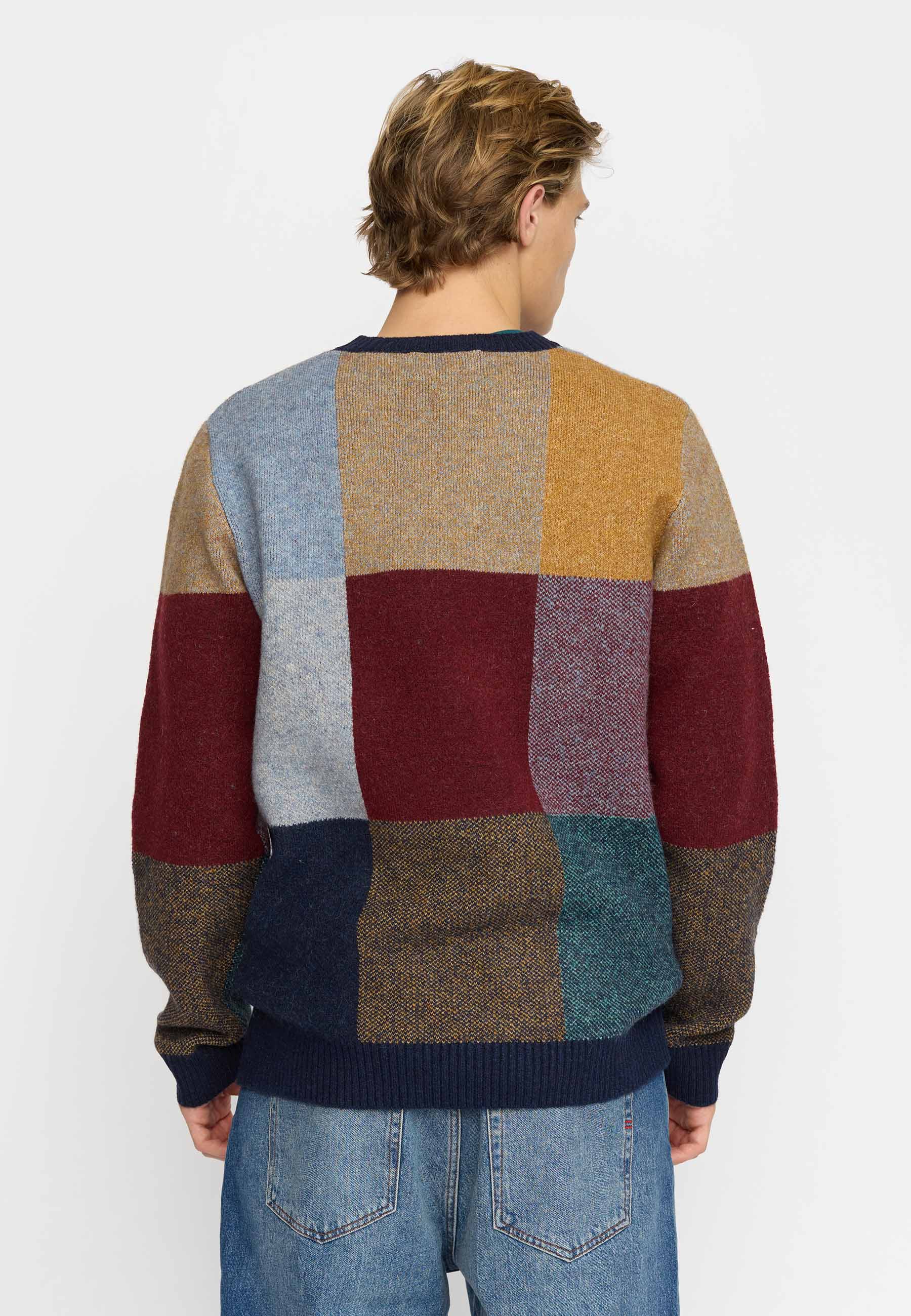 Revolution Knit Sweater Navy - Supermen.dk