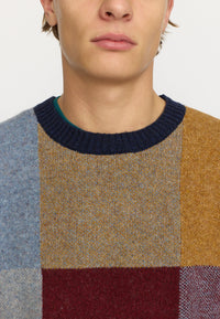 Revolution Knit Sweater Navy - Supermen.dk