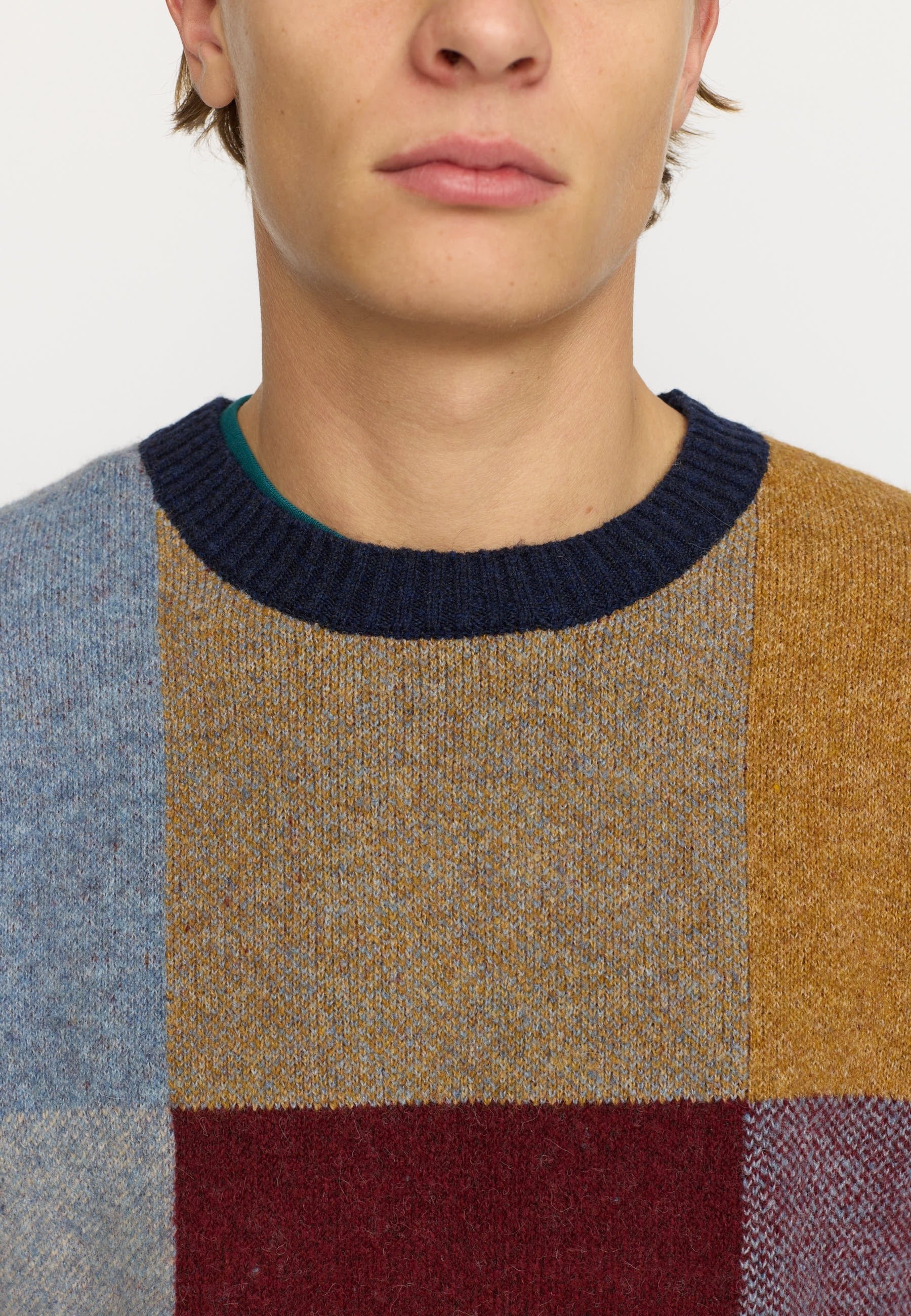 Revolution Knit Sweater Navy - Supermen.dk