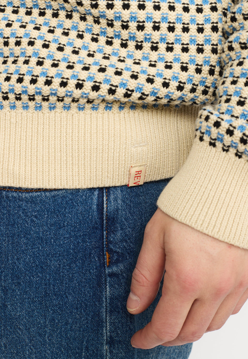 Revolution Loose Knit Sweater 6613 - Supermen.dk