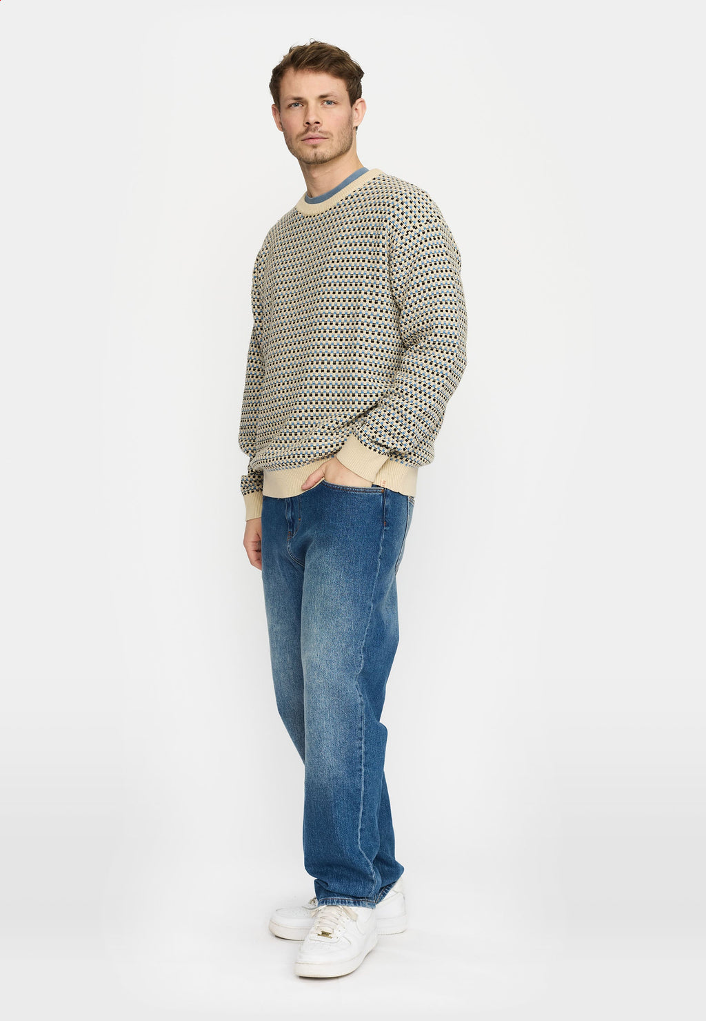 Revolution Loose Knit Sweater 6613 - Supermen.dk