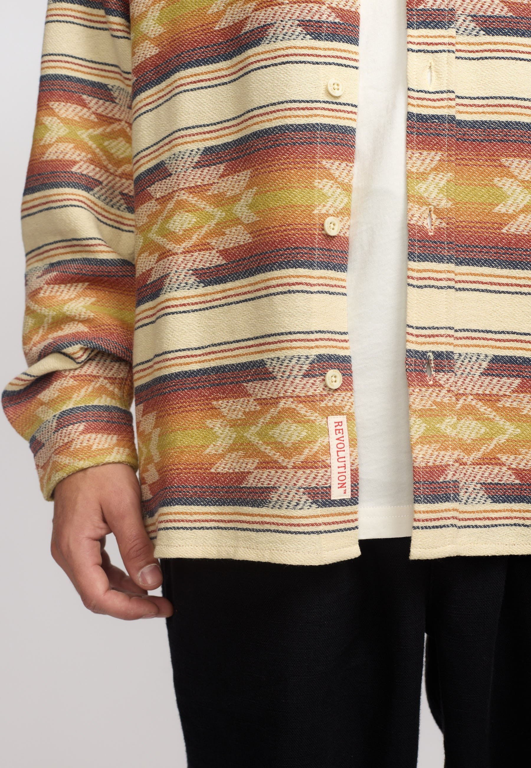 Revolution Loose Shirt / 3193 - Orange - Supermen.dk