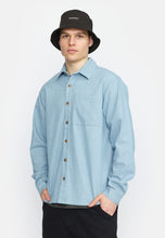 Indlæs billede til gallerivisning Revolution Loose Shirt Lightblue - Supermen.dk
