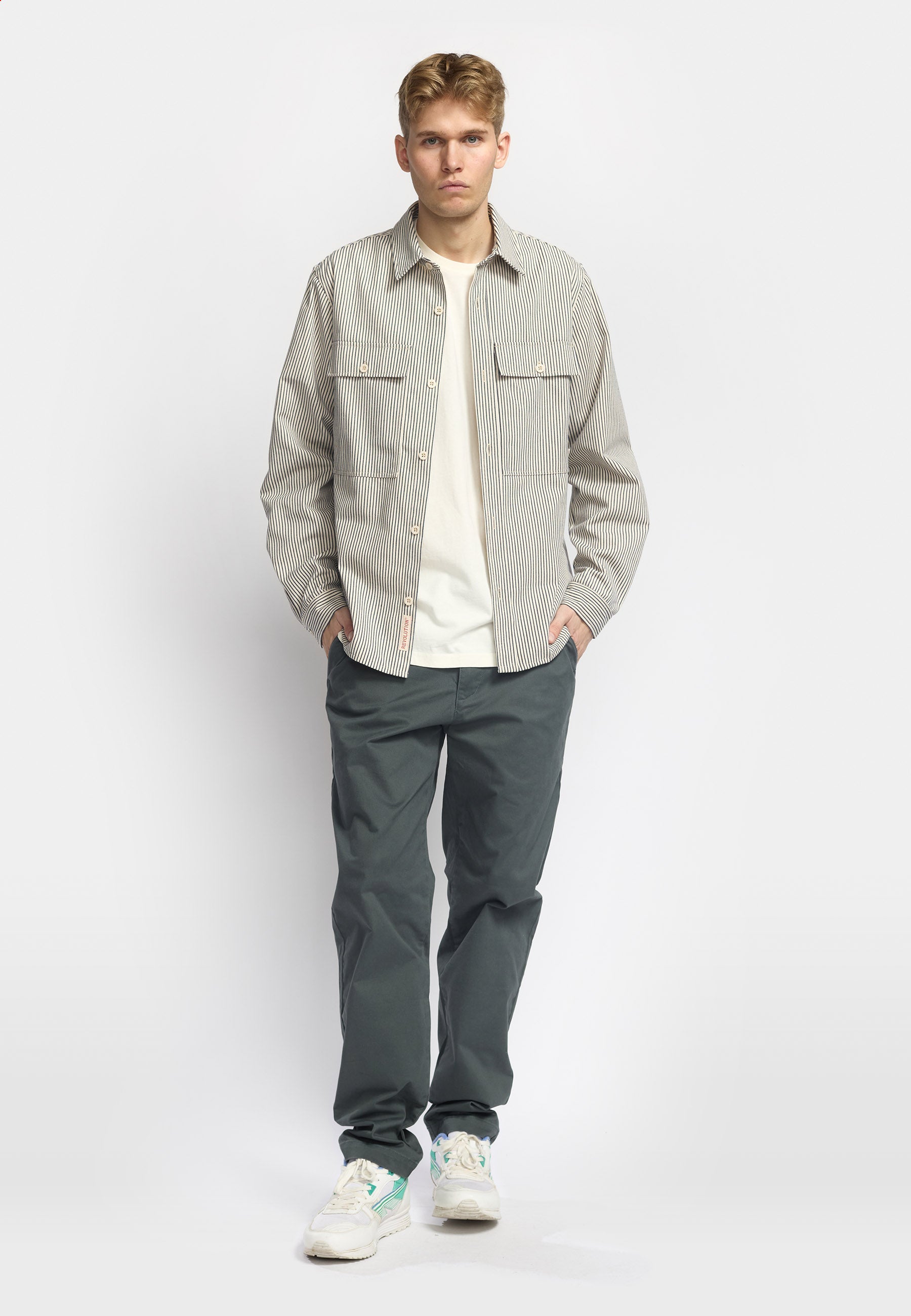 Revolution Overshirt with Pocket / 3155 - Navy - Supermen.dk