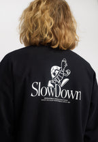 Revolution Printed Crewneck / 2790 SLO - Black - Supermen.dk