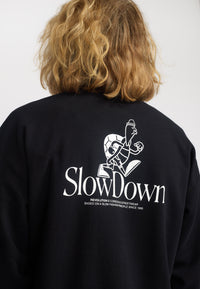 Revolution Printed Crewneck / 2790 SLO - Black - Supermen.dk