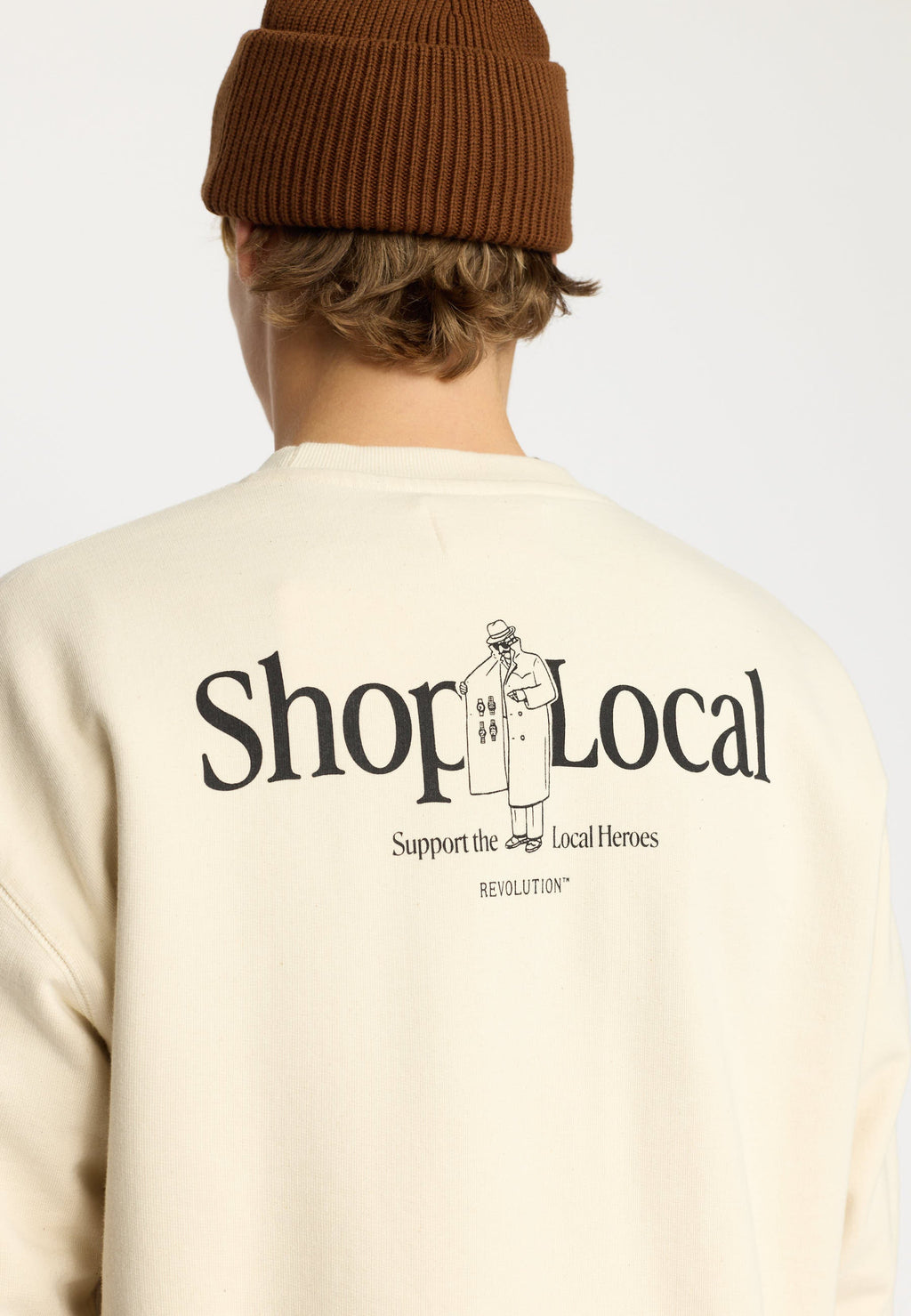 Revolution Printed Crewneck DEA - Supermen.dk