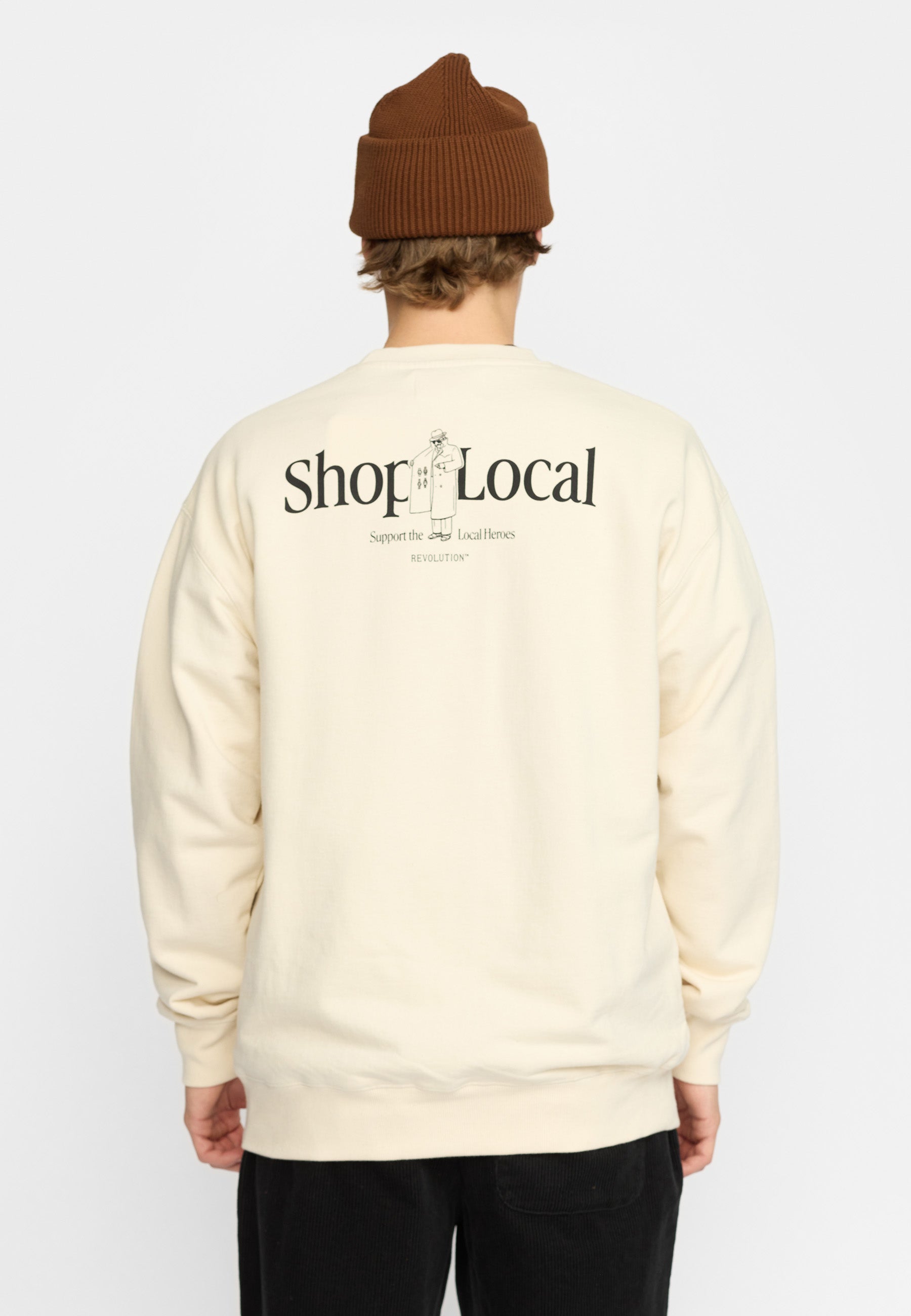 Revolution Printed Crewneck DEA - Supermen.dk