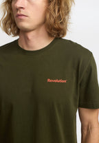Revolution Printed T-shirt / 1422 SCA - Army - Supermen.dk