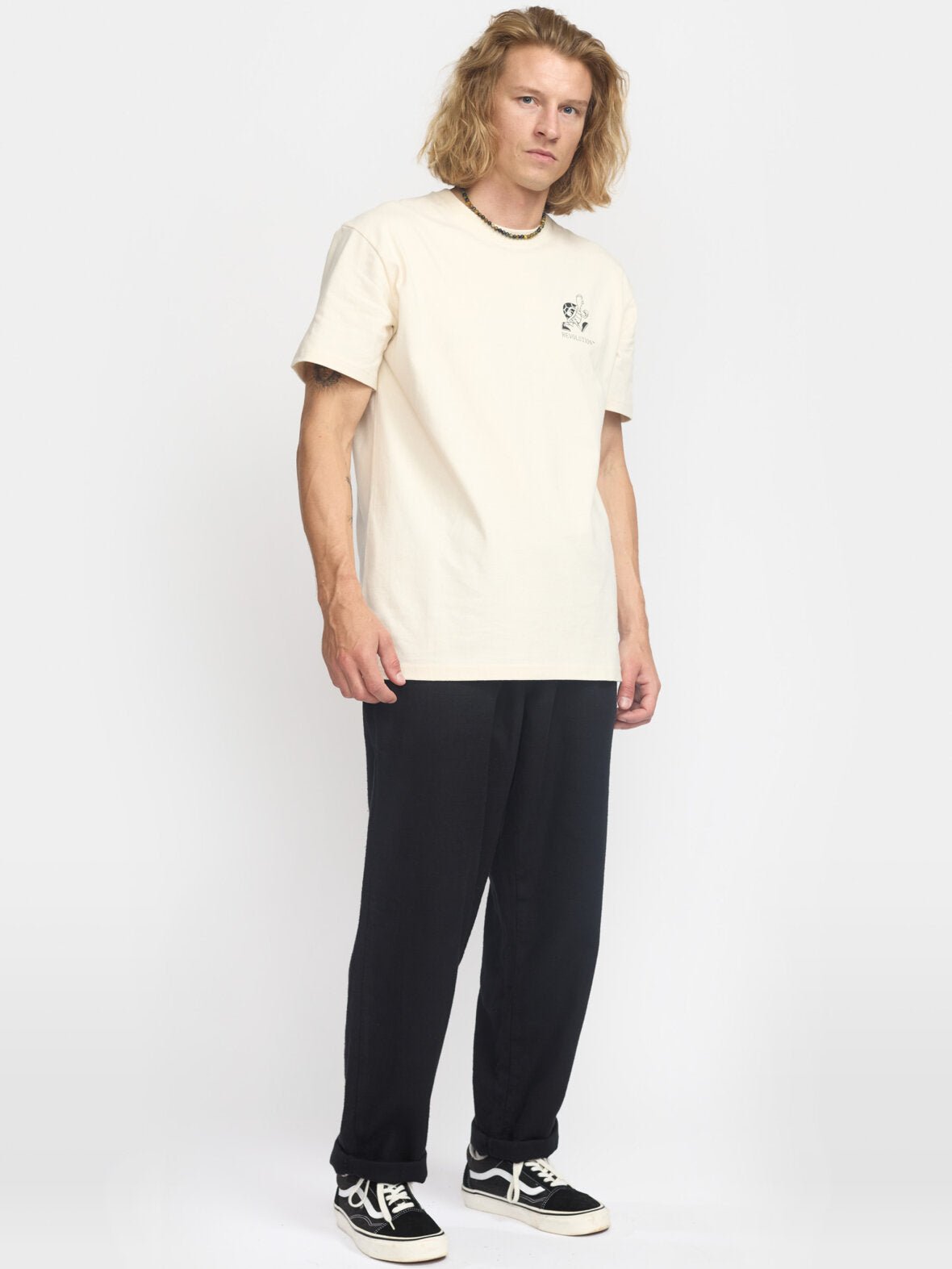 Revolution Printed T-shirt / 1423 SLO - Offwhite