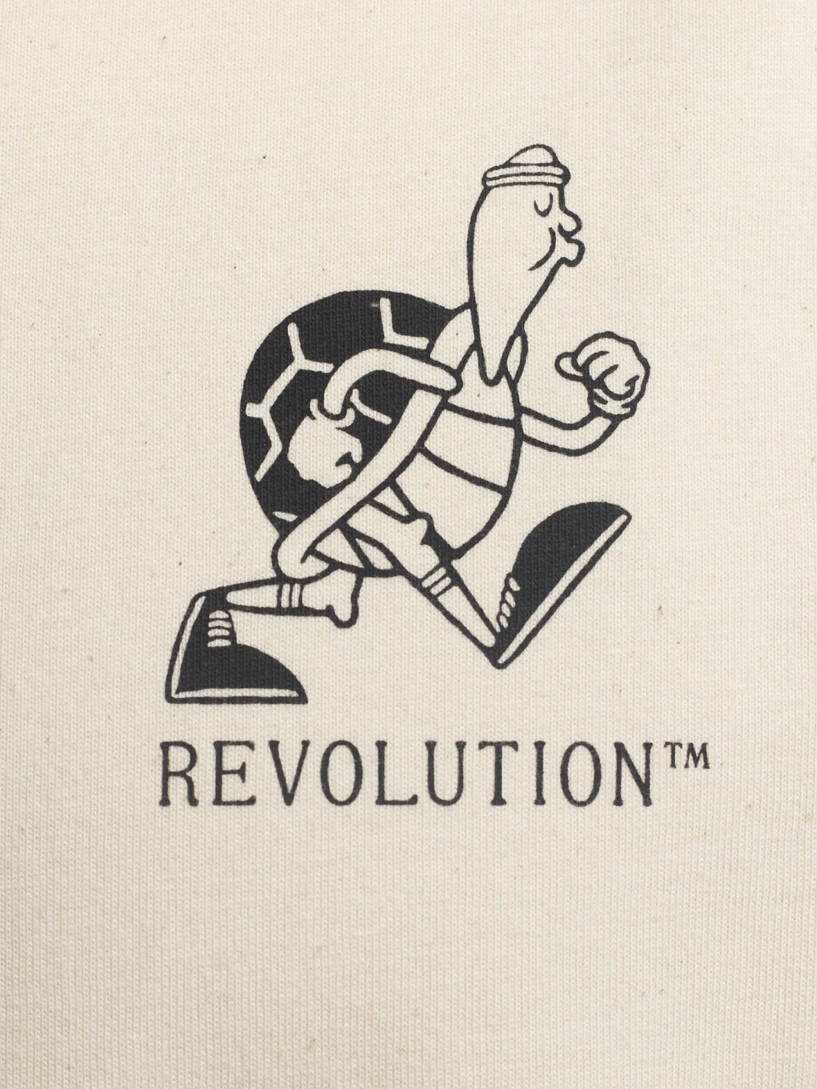 Revolution Printed T-shirt / 1423 SLO - Offwhite - Supermen.dk