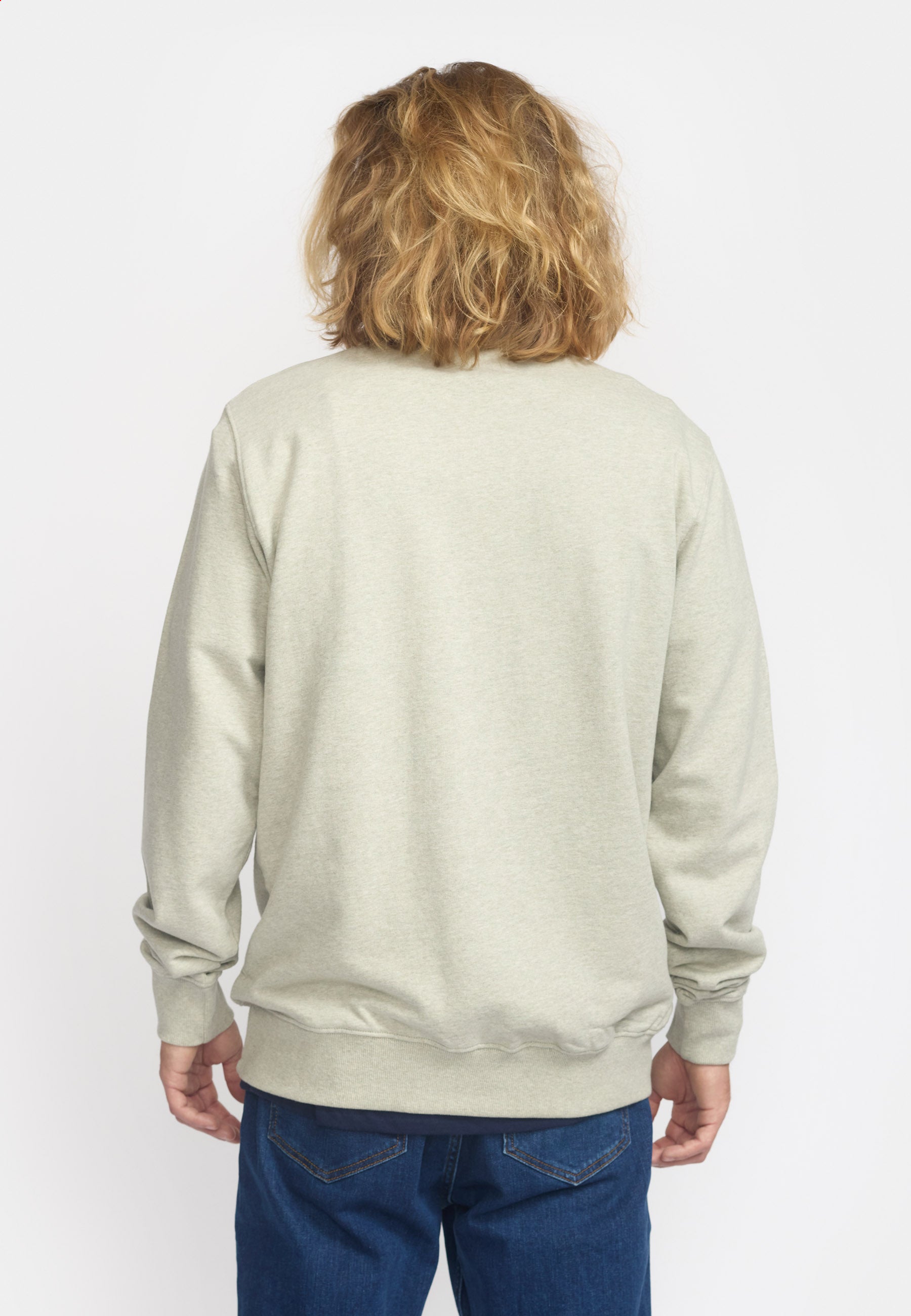 Revolution PUC Sweater Lightgreen - melange - Supermen.dk