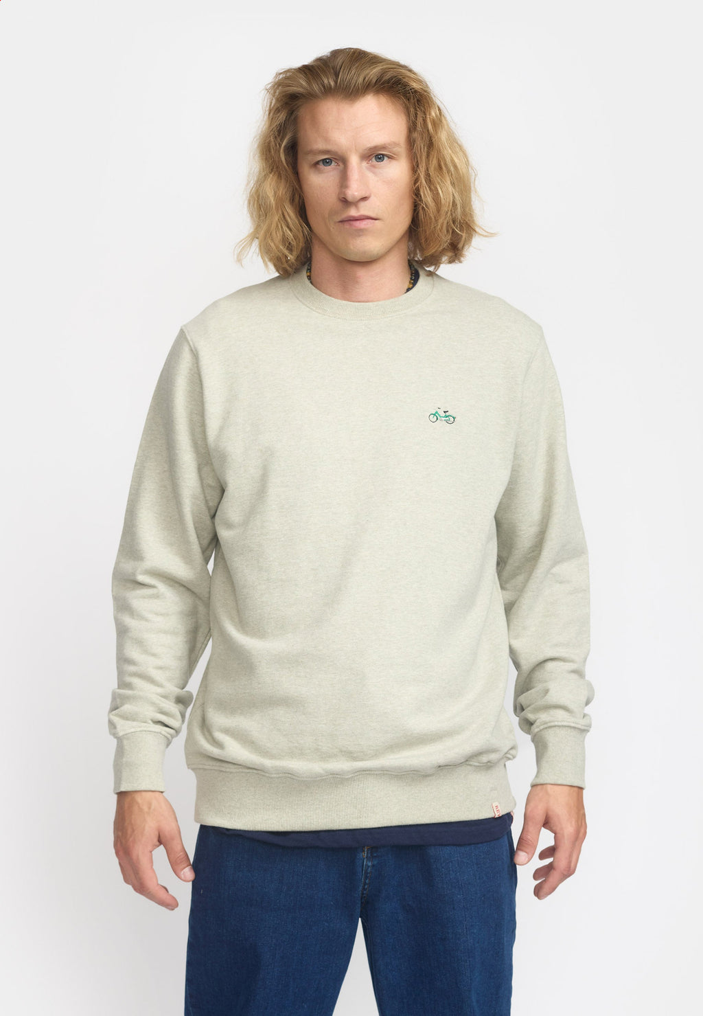 Revolution PUC Sweater Lightgreen - melange - Supermen.dk