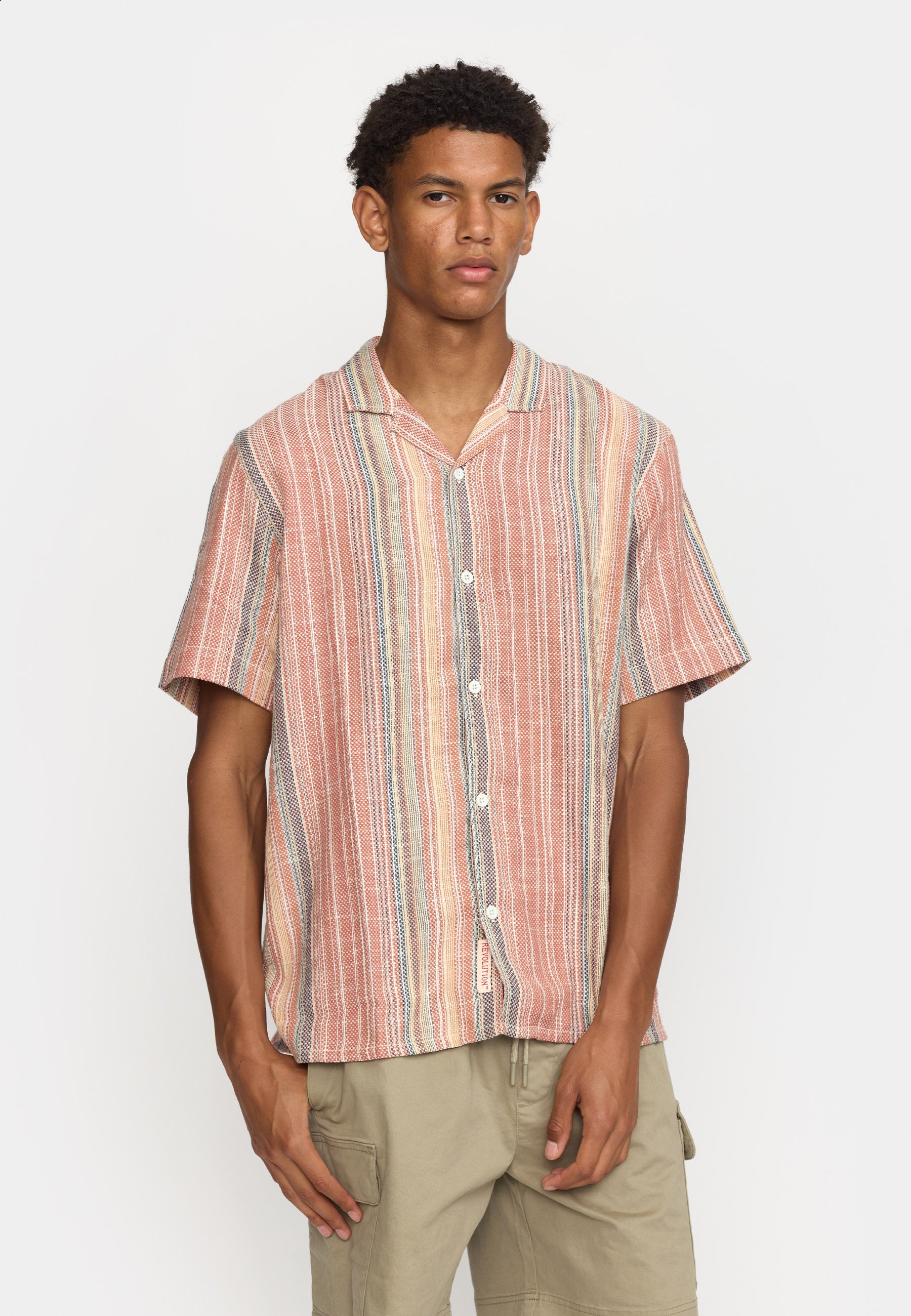 Revolution Short - sleeved Cuban Shirt - Supermen.dk