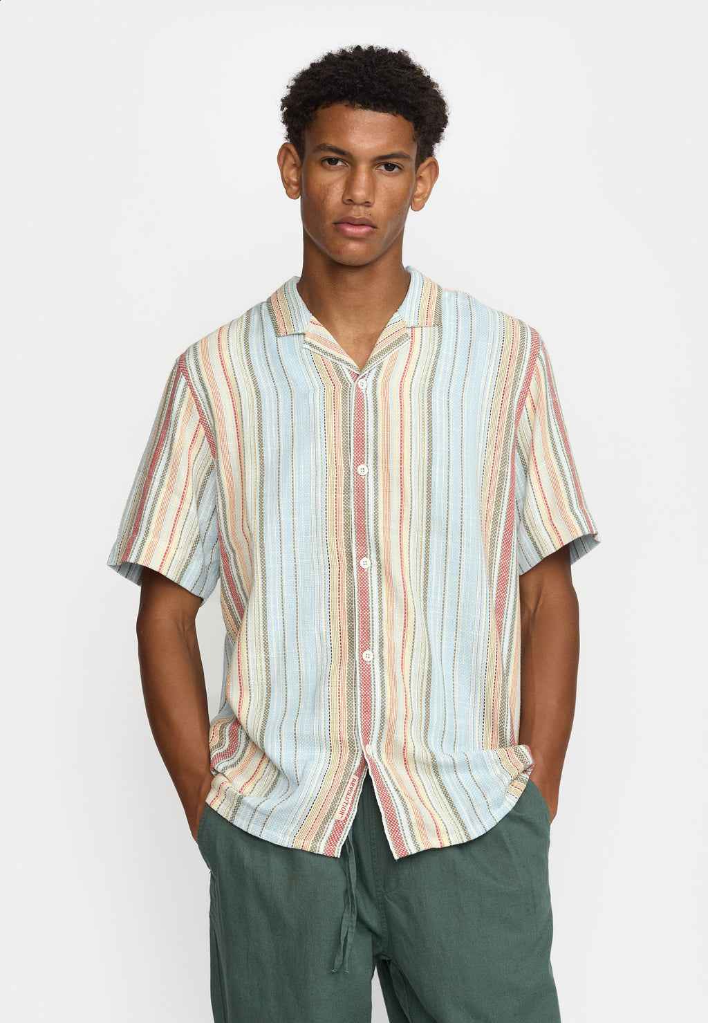 Revolution Short - sleeved Cuban Shirt - Supermen.dk