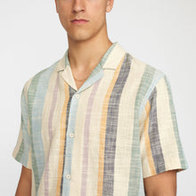 Indlæs billede til gallerivisning Revolution Short - sleeved Cuban Shirt Dustgreen - Supermen.dk
