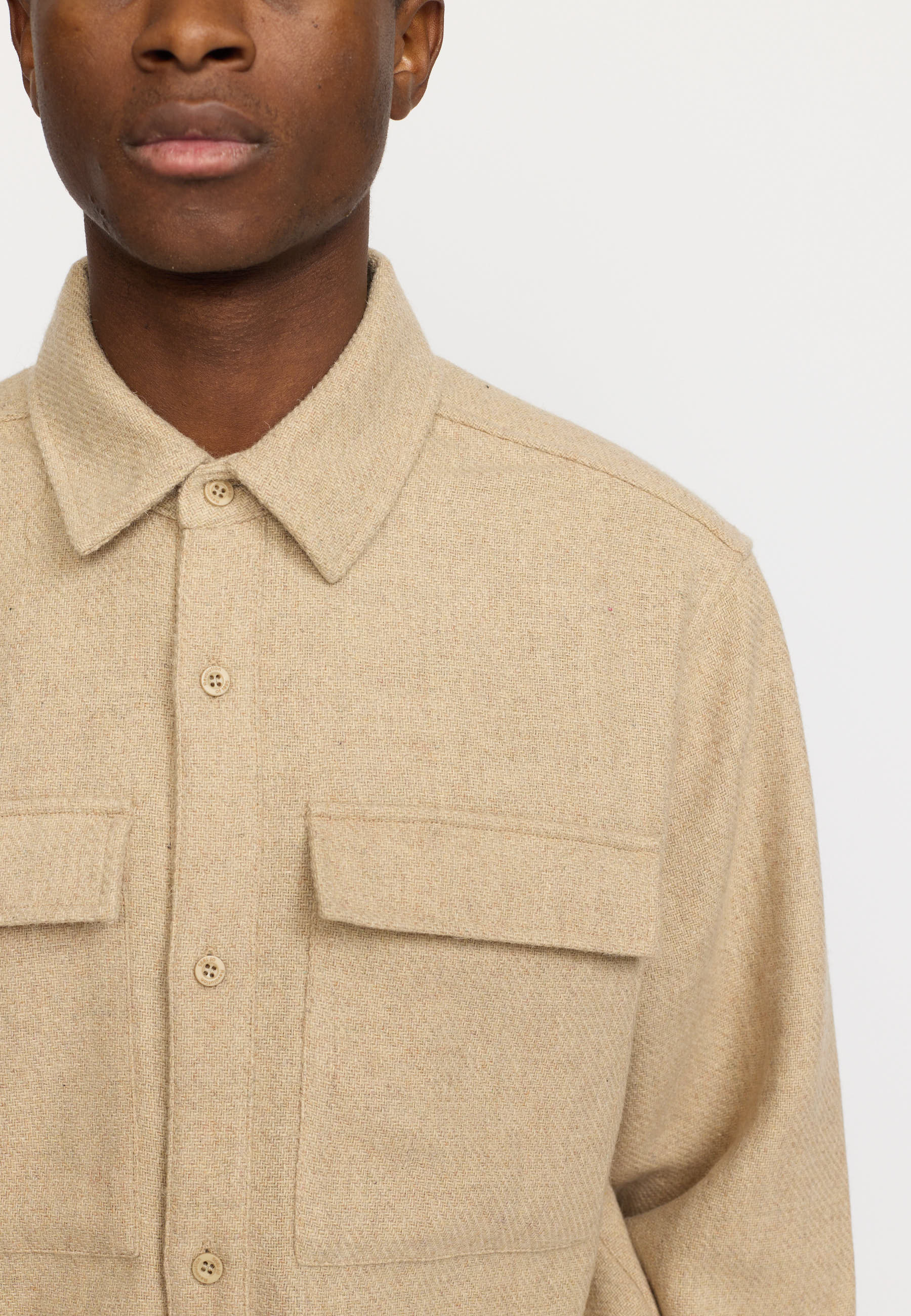 Revolution Utility Overshirt / 3217 - Beige - Supermen.dk