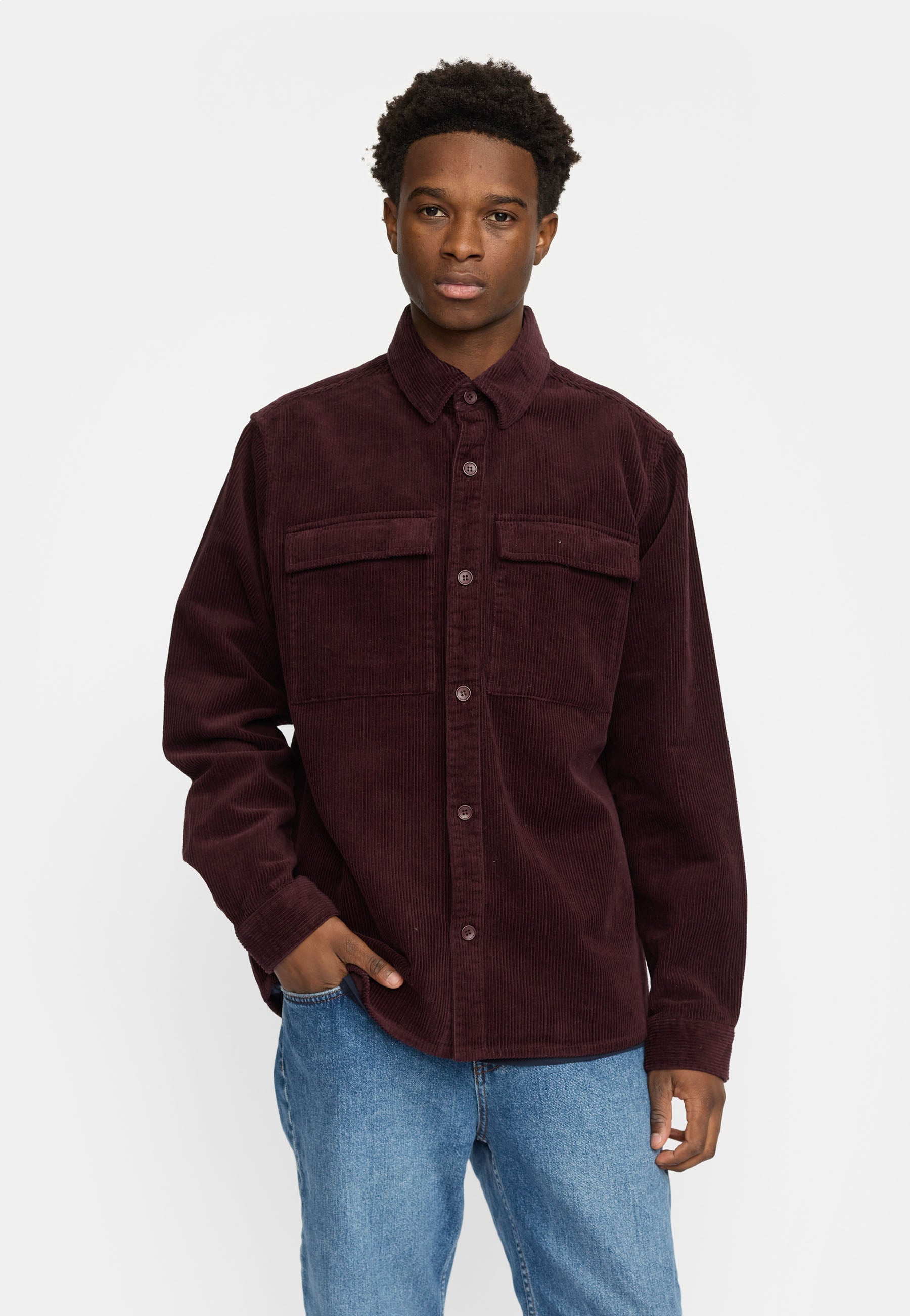 Revolution Utility Overshirt / 3776 - Burgundy - Supermen.dk