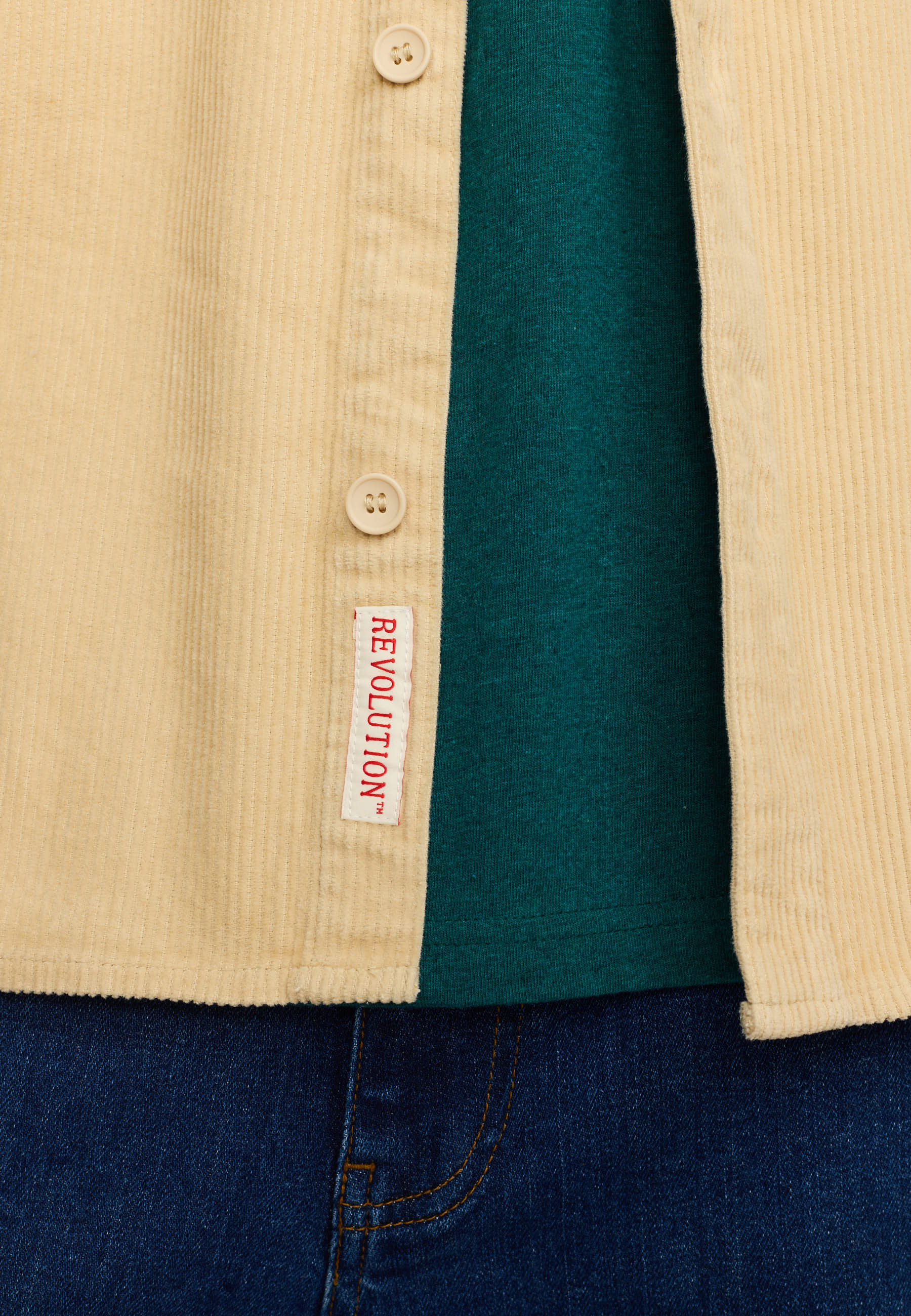 Revolution Utility Overshirt / 3776 - Offwhite - Supermen.dk