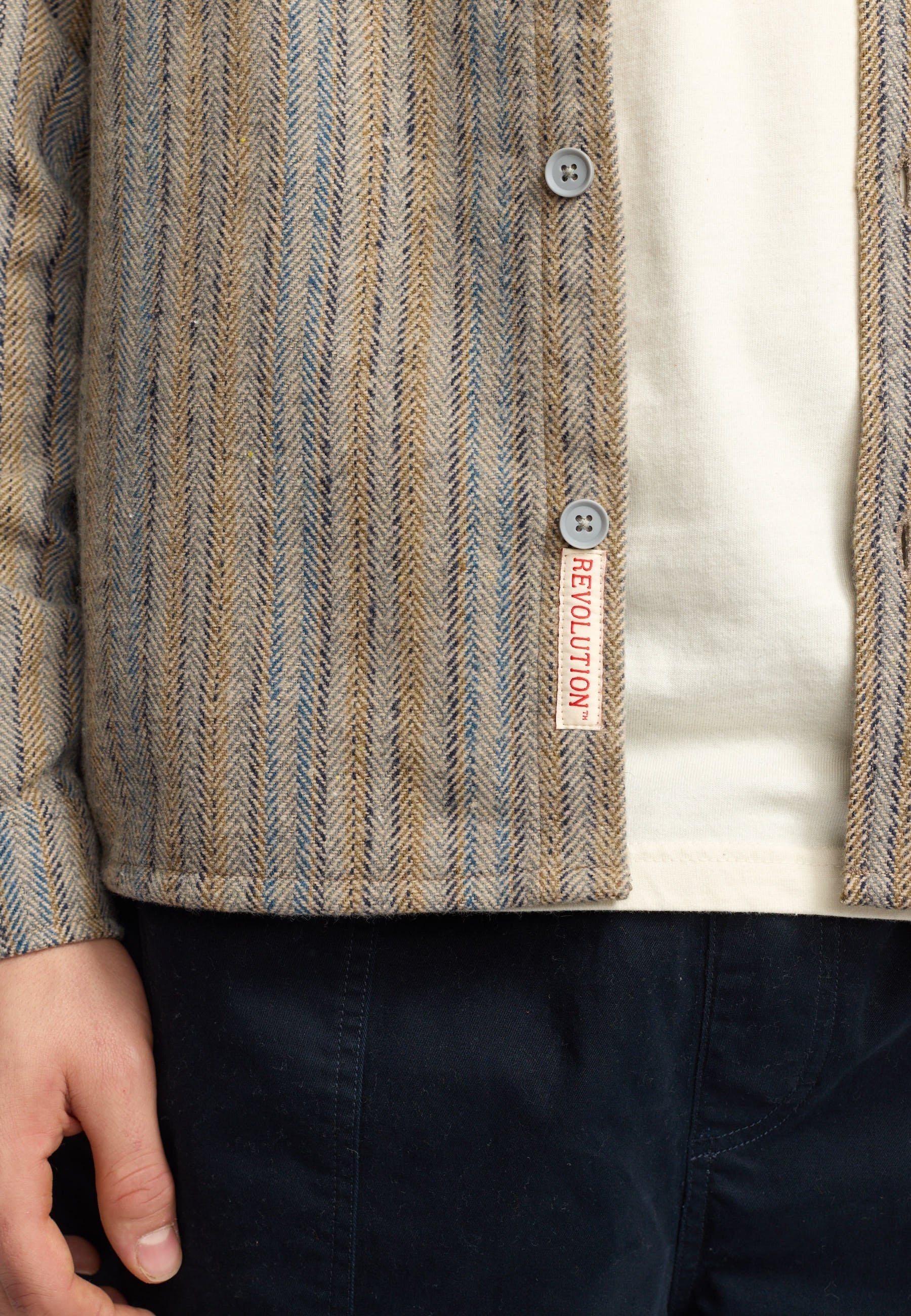 Revolution Utility Shirt / 3208 - Grey - Supermen.dk