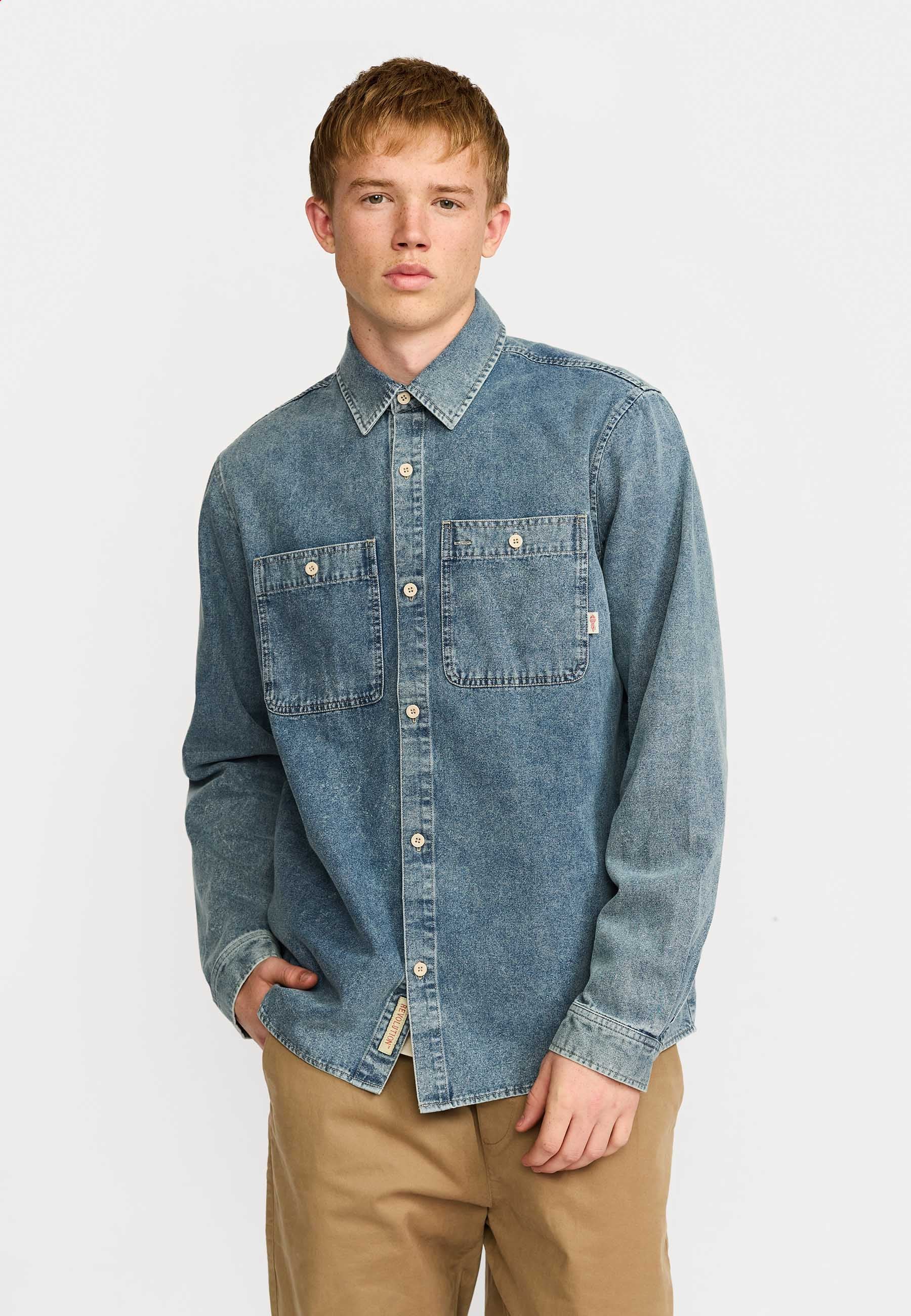 Revolution Worker Shirt 3225 - Supermen.dk