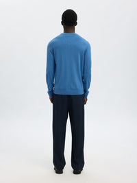 Selected Knit Merino Strik - True Navy - Supermen.dk