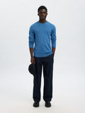 Selected Knit Merino Strik - True Navy - Supermen.dk