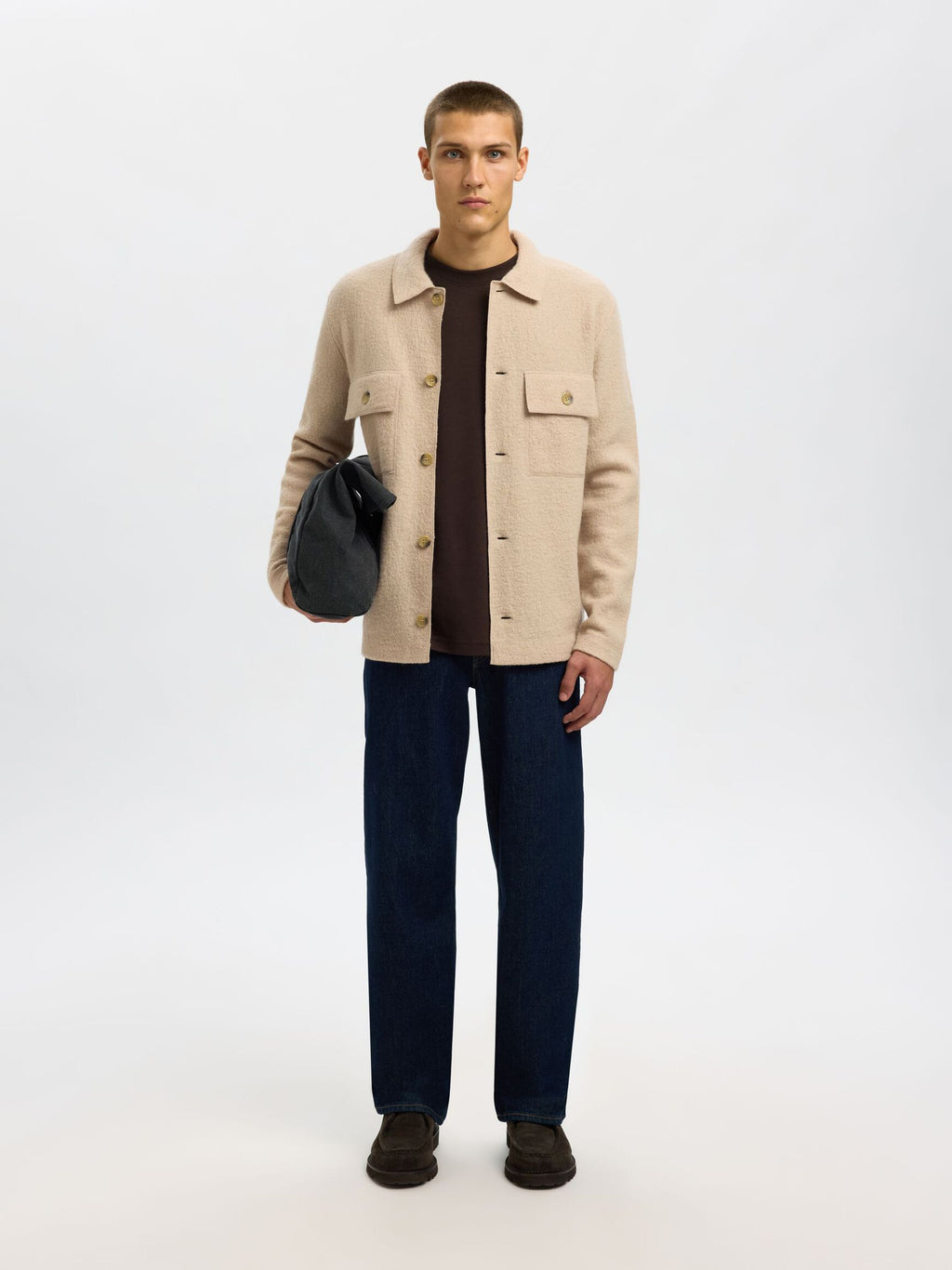 Selected Knit Workwear cardigan - Supermen.dk