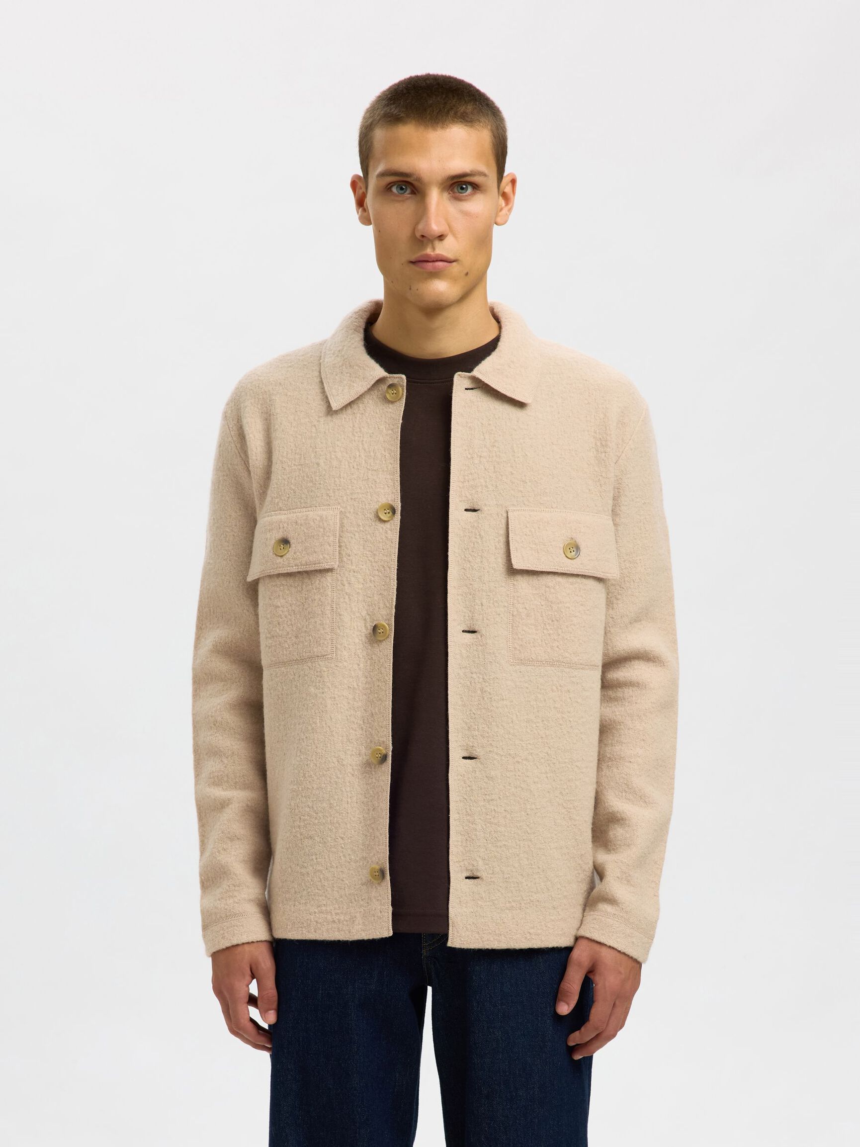 Selected Knit Workwear cardigan - Supermen.dk