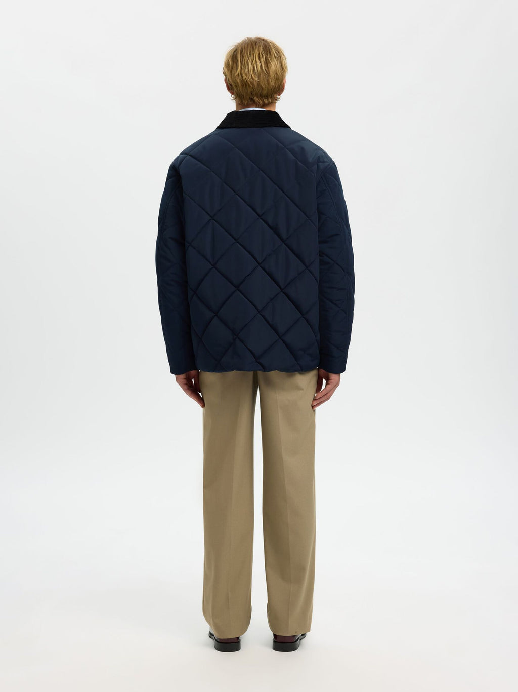 Selected POLSTRET QUILTET JAKKE - Supermen.dk