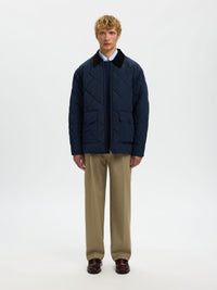 Selected POLSTRET QUILTET JAKKE - Supermen.dk