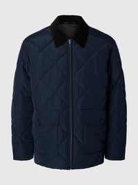 Selected POLSTRET QUILTET JAKKE - Supermen.dk