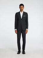 Selected SLHSLIM - OASIS LINEN BUKS Black - Supermen.dk