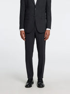 Selected SLHSLIM - OASIS LINEN BUKS Black - Supermen.dk