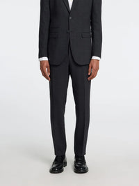 Selected SLHSLIM - OASIS LINEN BUKS Black - Supermen.dk