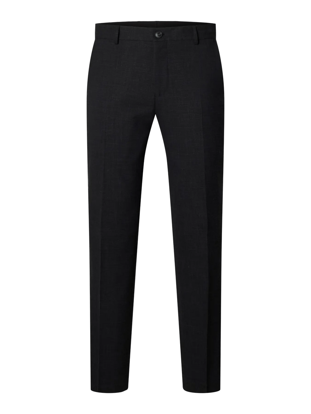 Selected SLHSLIM - OASIS LINEN BUKS Black - Supermen.dk