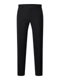 Selected SLHSLIM - OASIS LINEN BUKS Black - Supermen.dk