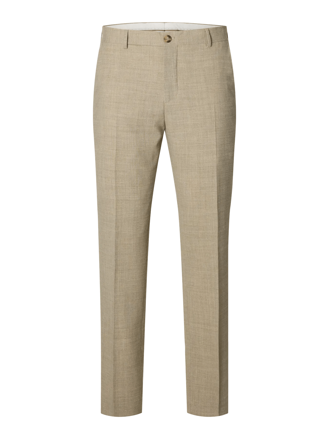 Selected SLHSLIM - OASIS LINEN BUKS Sand - Supermen.dk