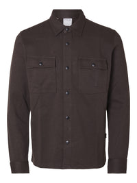 Selected SWEAT JACKET Chocolate Torte - Supermen.dk