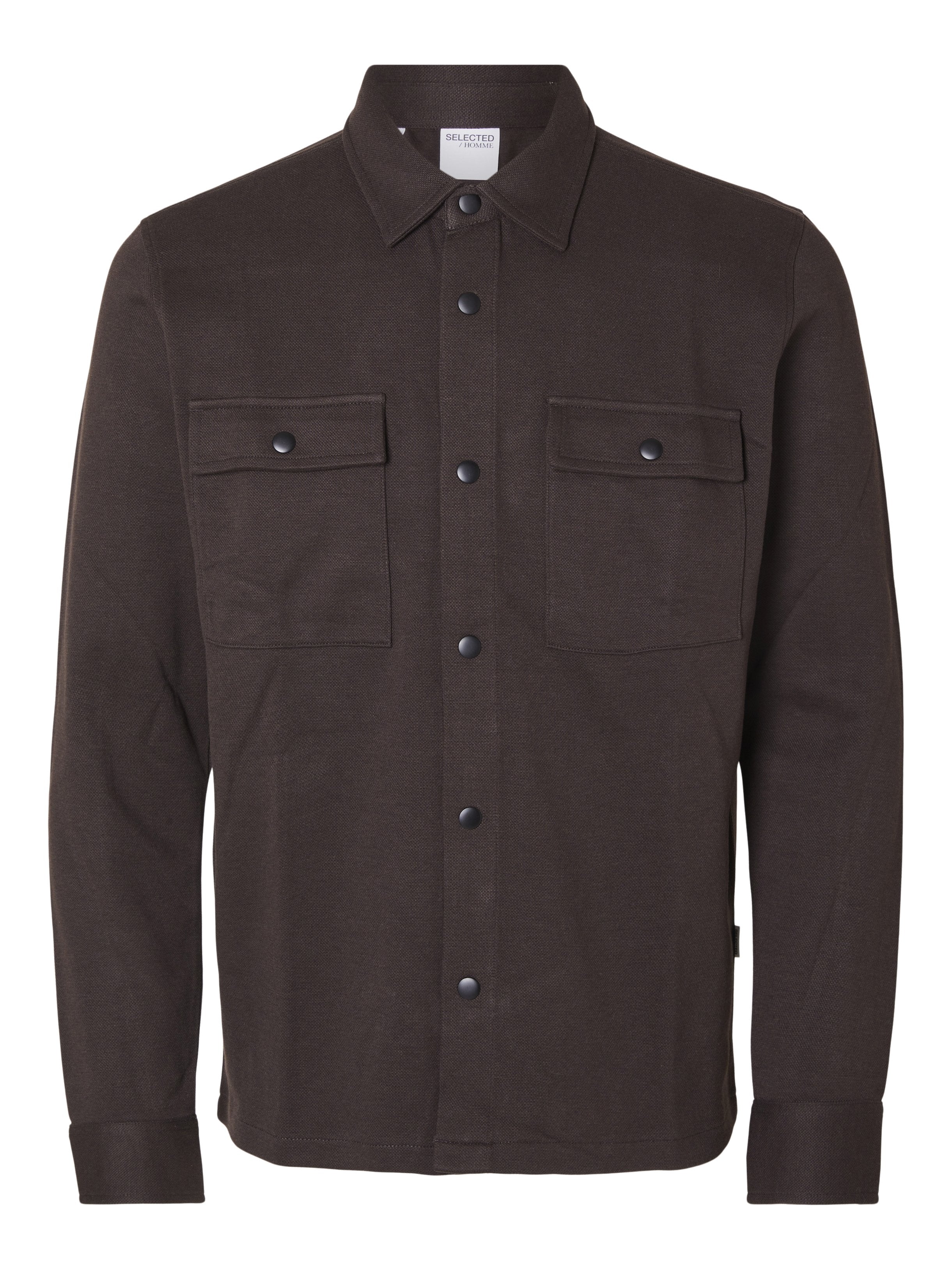 Selected SWEAT JACKET Chocolate Torte - Supermen.dk