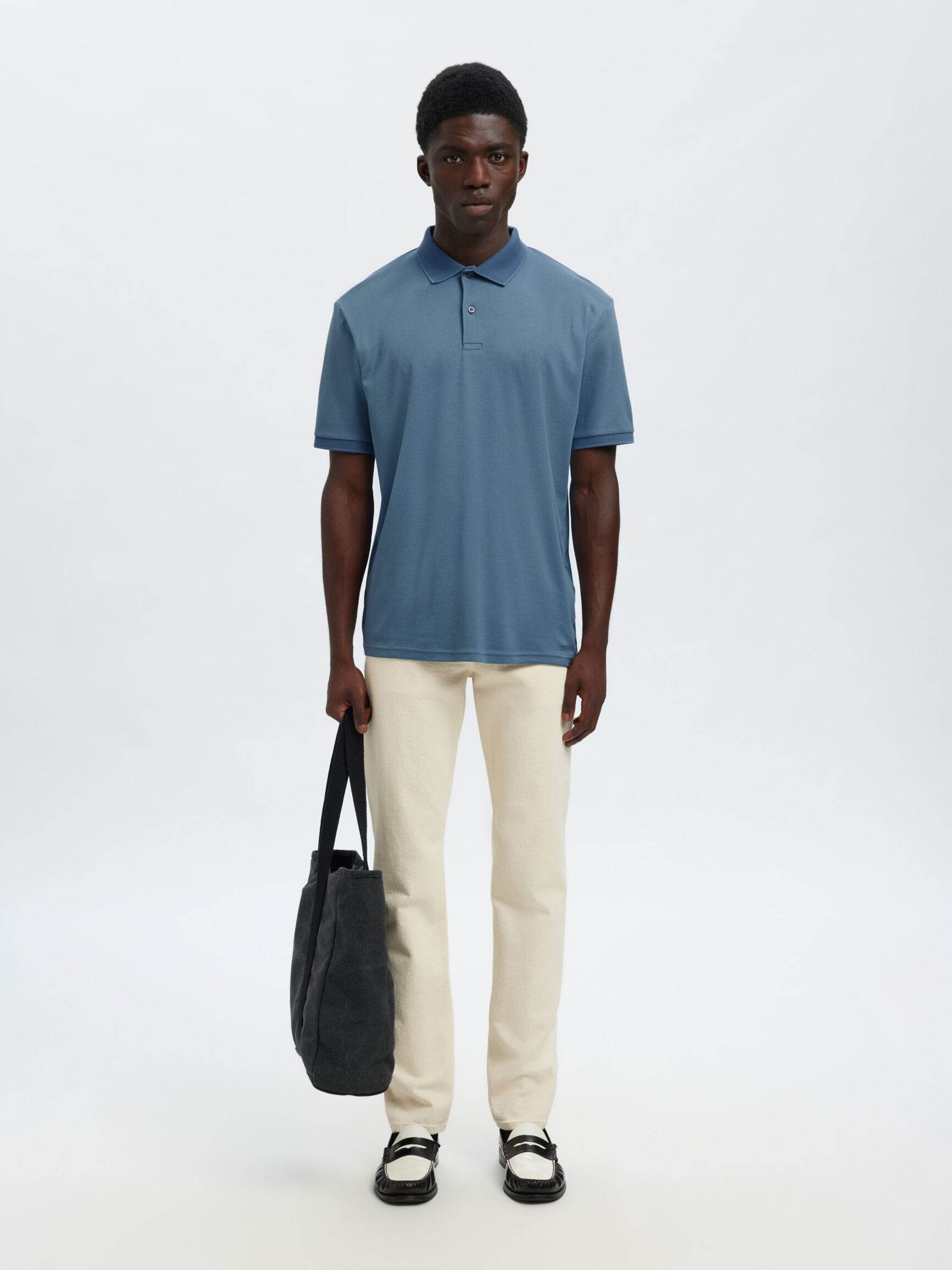 Selected Homme Classic Polo - Blue Mirage