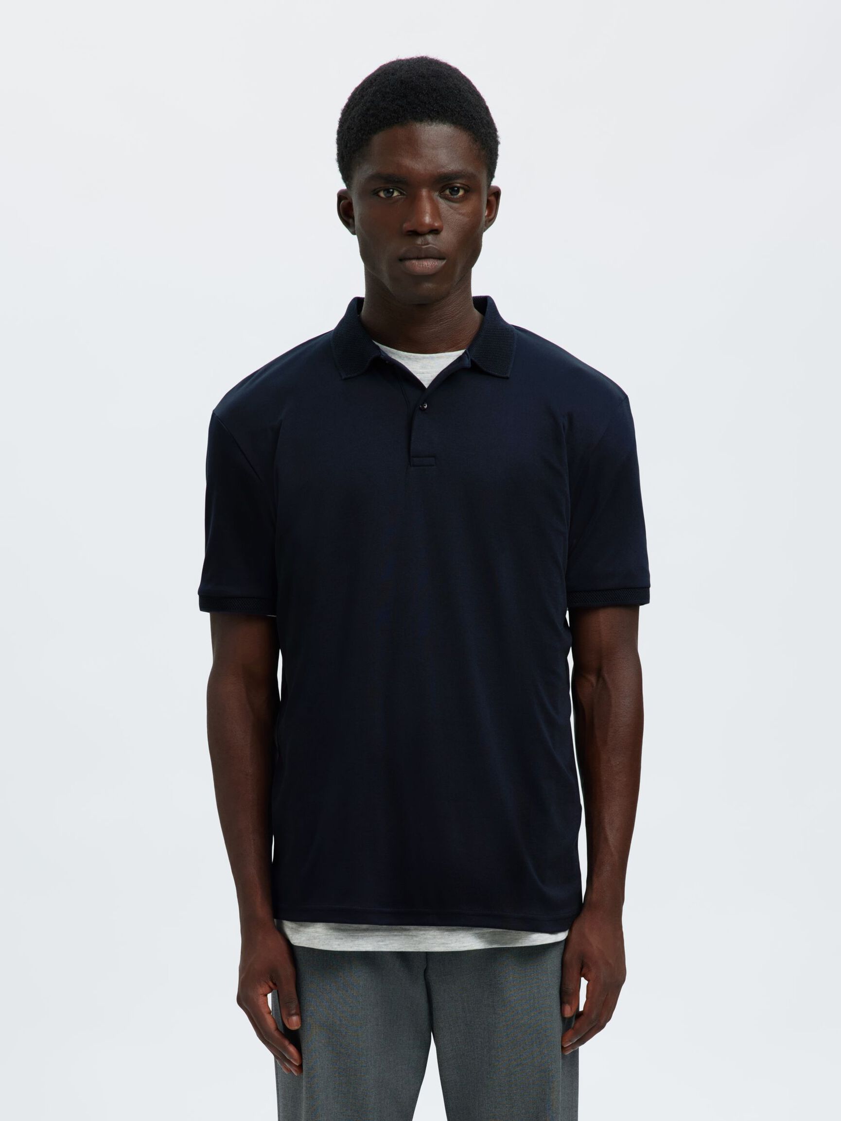 Selected Homme Classic Polo - Sky Captain