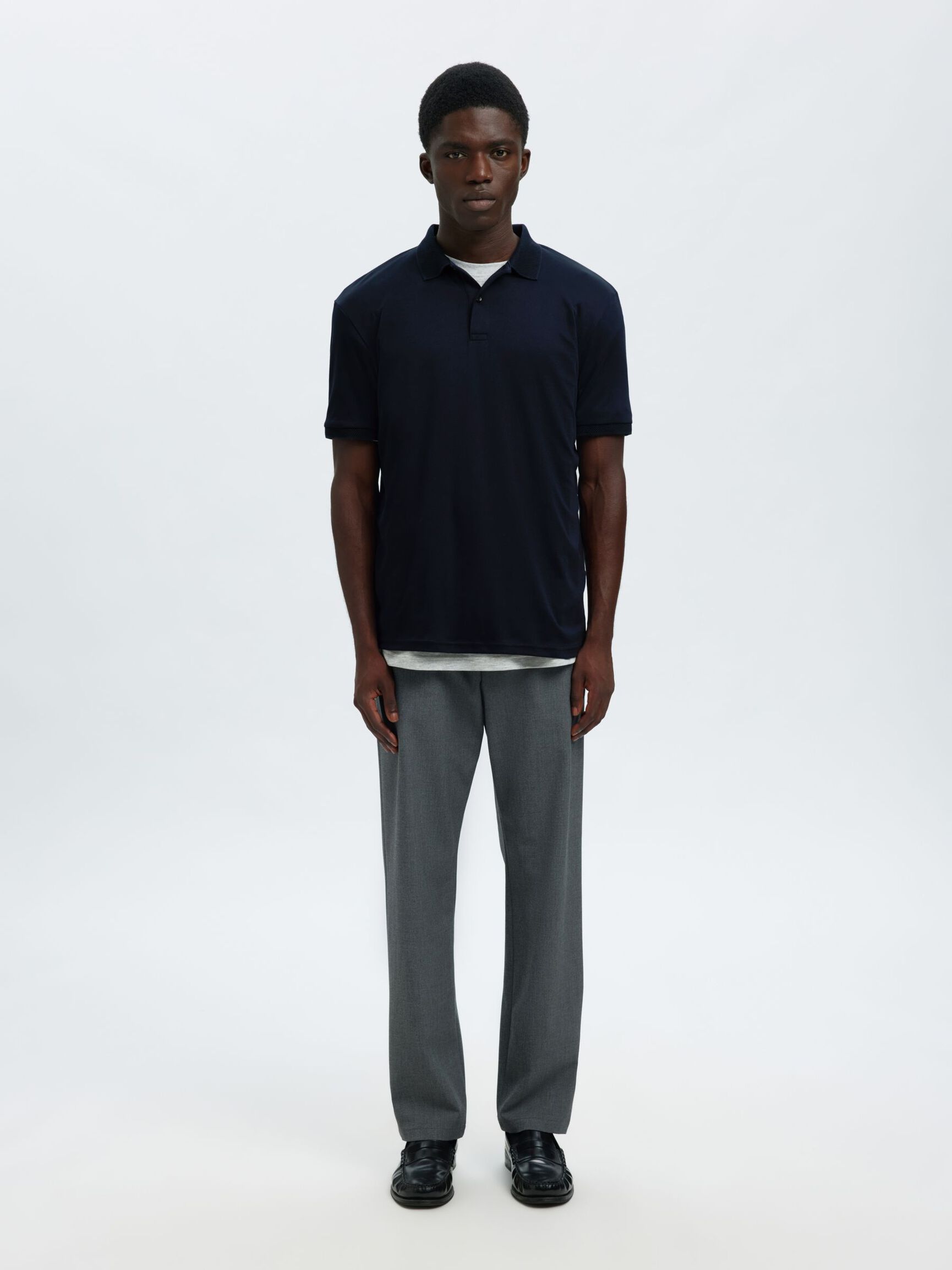 Selected Homme Classic Polo - Sky Captain