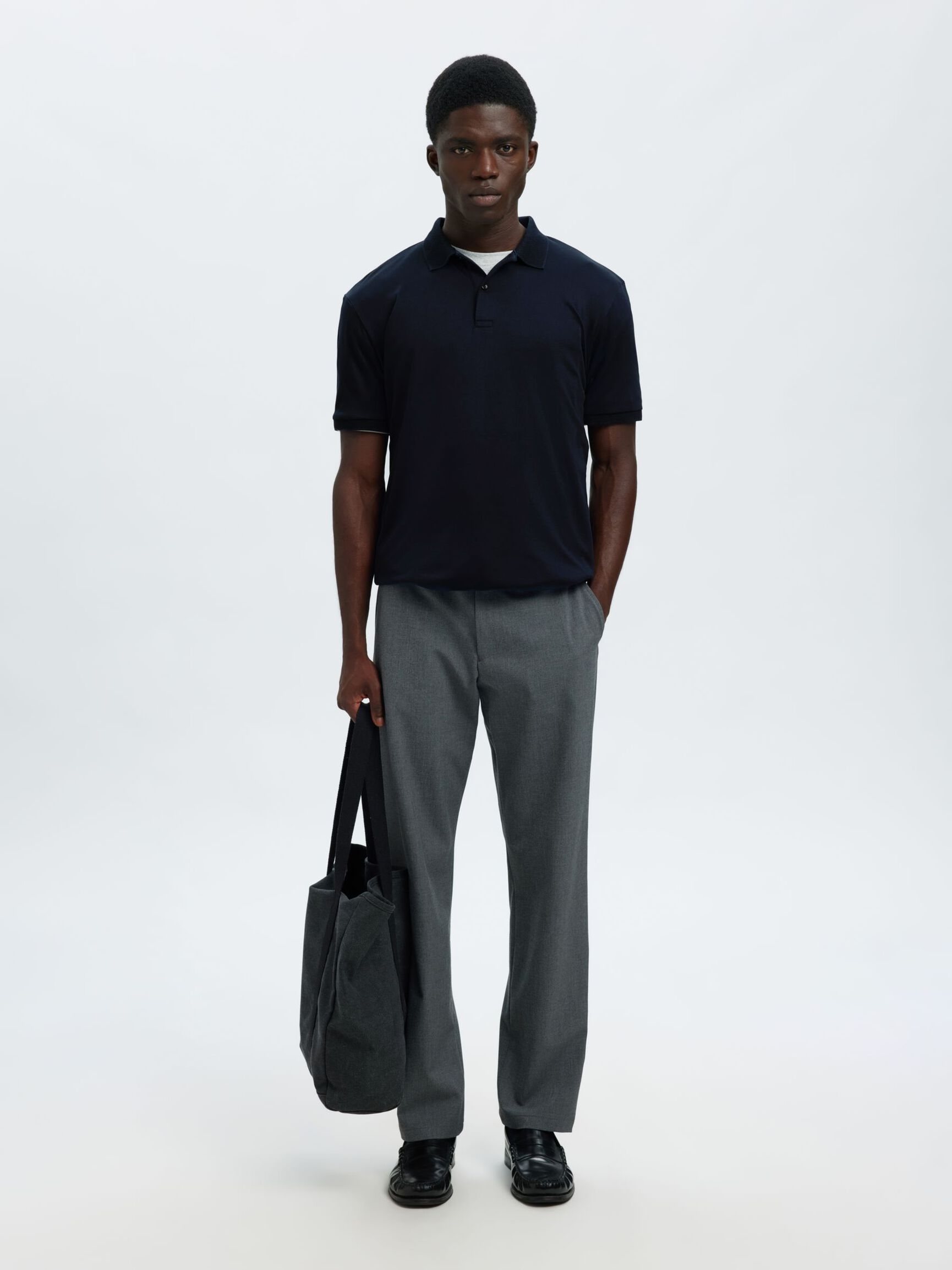 Selected Homme Classic Polo - Sky Captain