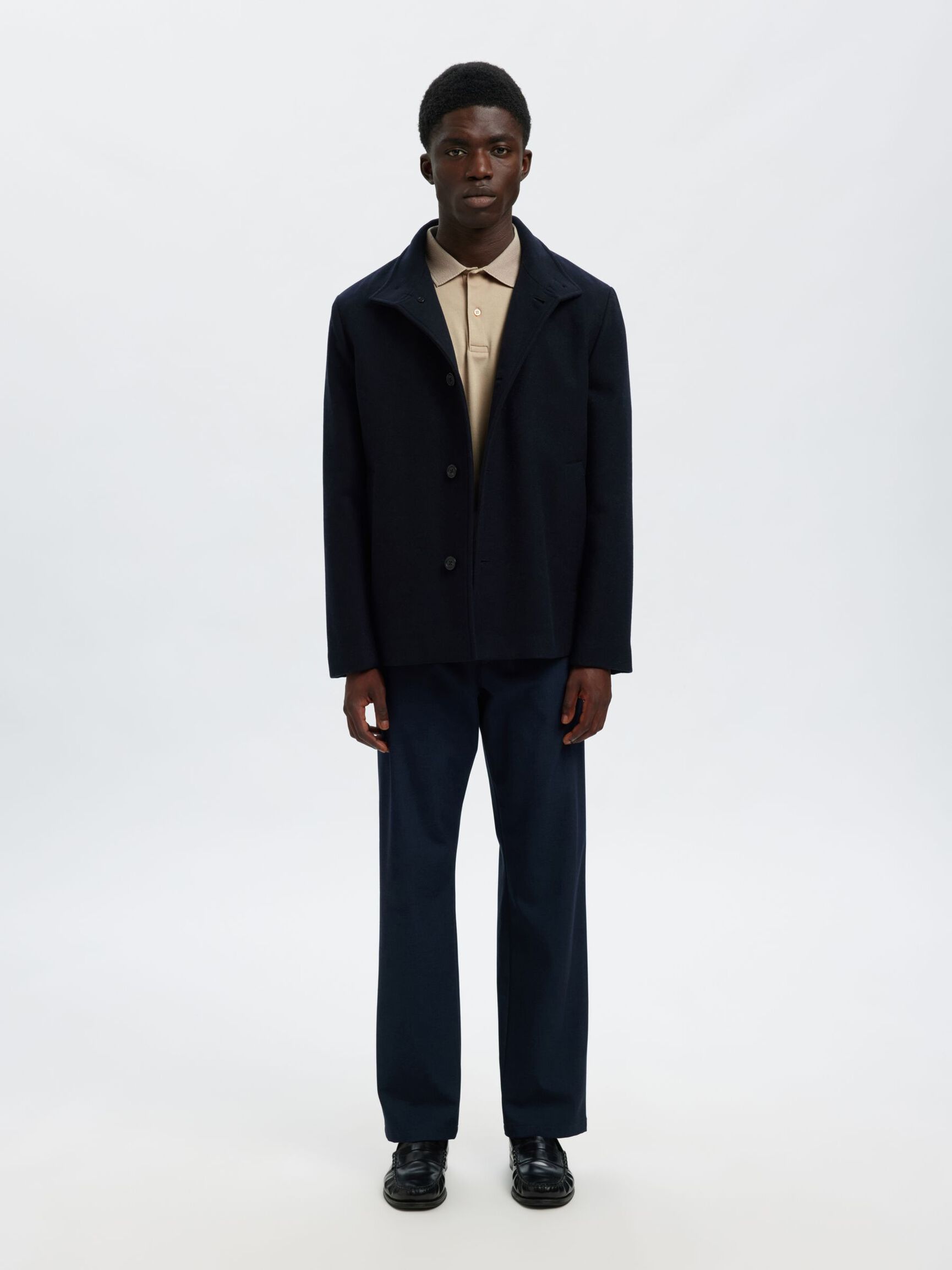 Selected Homme Classic Polo - Oatmeal