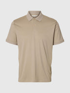 Selected Homme Classic Polo - Oatmeal