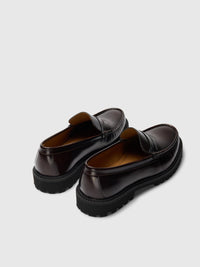 SLHHUGO LEATHER PLAIN PENNY LOAFER - Supermen.dk