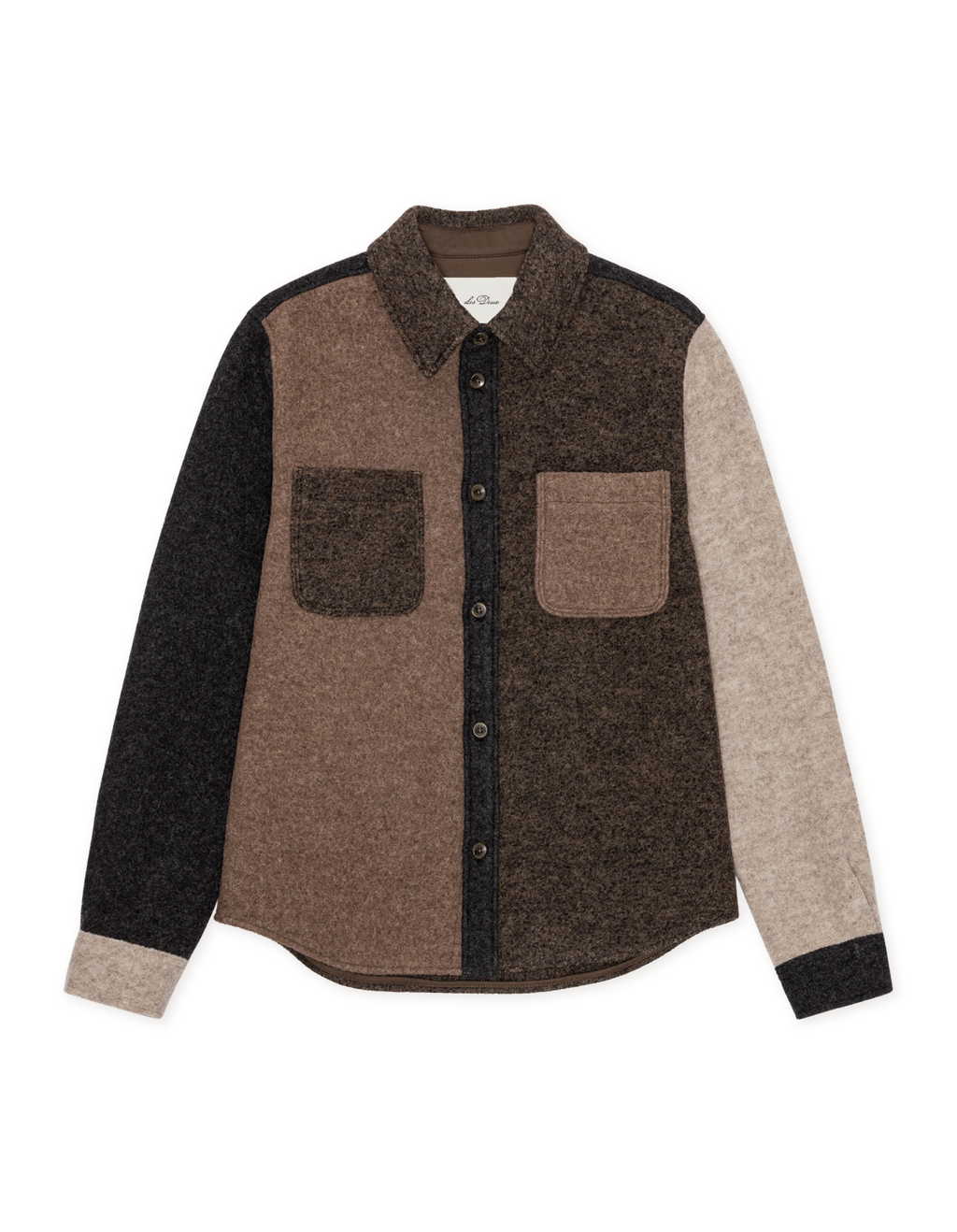 Les Deux Wool Colourblock Overshirt